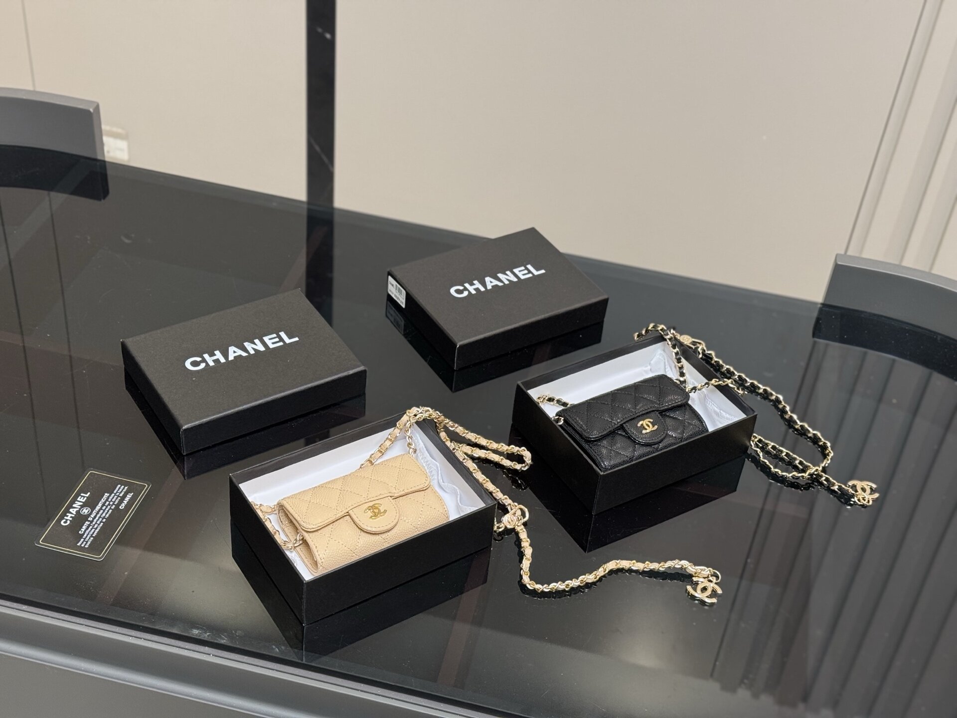 chanel card wallet 11.7cm 1